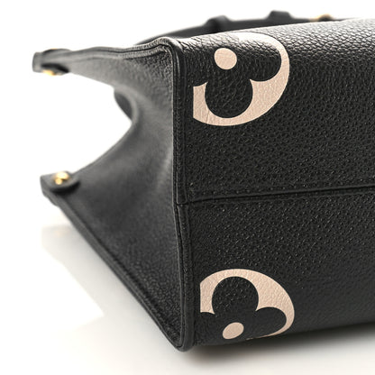 Louis Vuitton Empreinte Monogram Giant Onthego PM Black Beige 7 of 8
