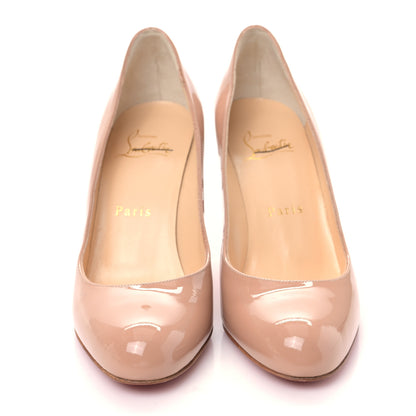 Christian Louboutin Patent Simple 85 Pumps 35.5 Nude 2 of 7