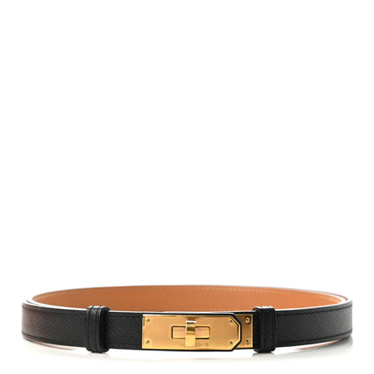 Hermes Epsom Kelly Belt Black 1 of 5