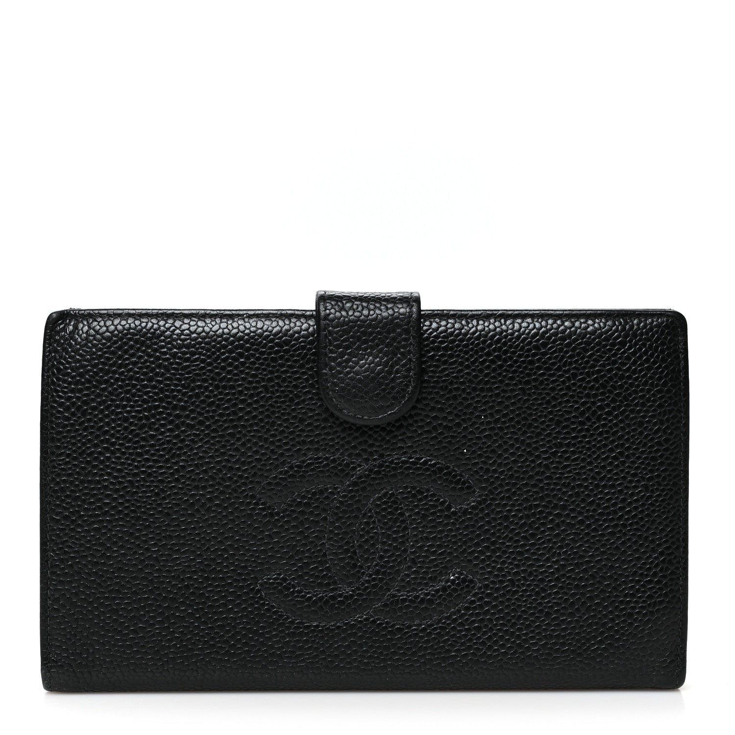 Chanel Caviar Timeless CC French Wallet Black 1 of 13