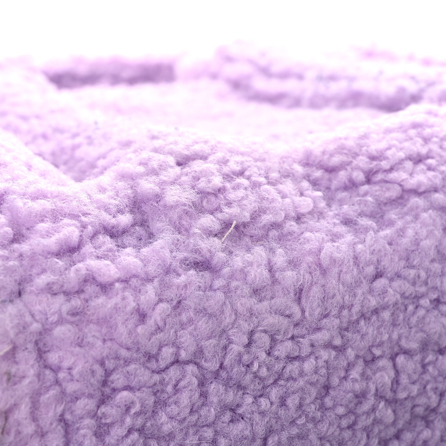 Polyester Cotton Small The Teddy Traveler Tote Bag Lilac
