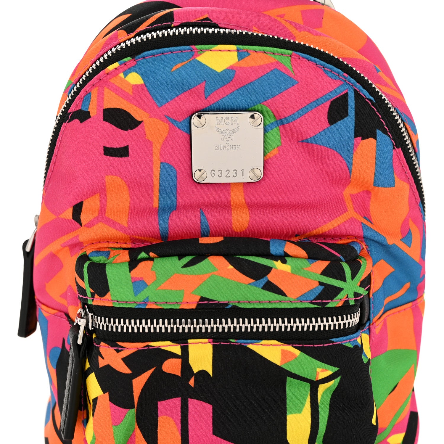 MCM Nylon Mini Stark Crossbody Multicolor 8 of 10