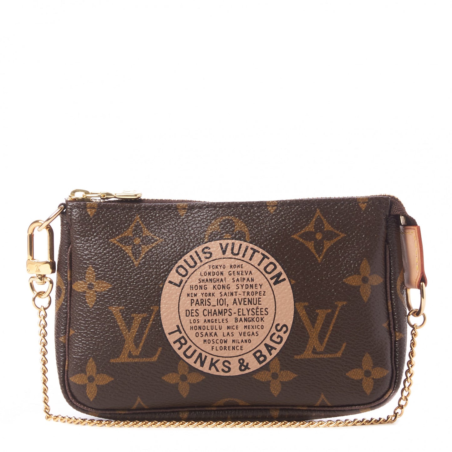 Monogram Complice Trunks and Bags Mini Pochette Accessories Beige
