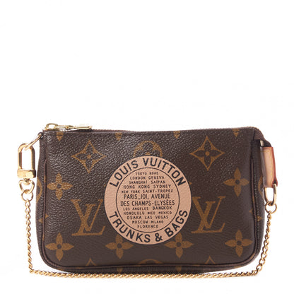 Louis Vuitton Monogram Complice Trunks and Bags Mini Pochette Accessories Beige 1 of 9