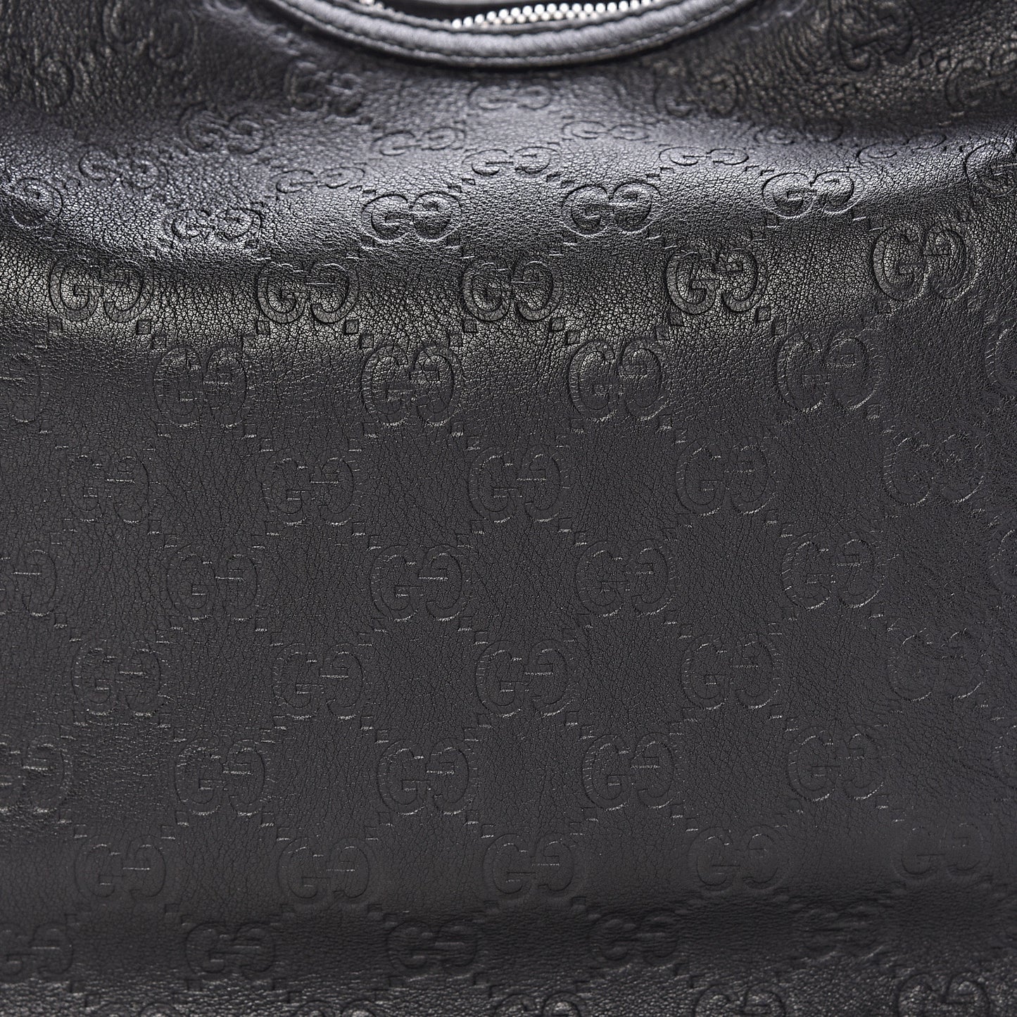 Guccissima Medium GG Twins Hobo Black