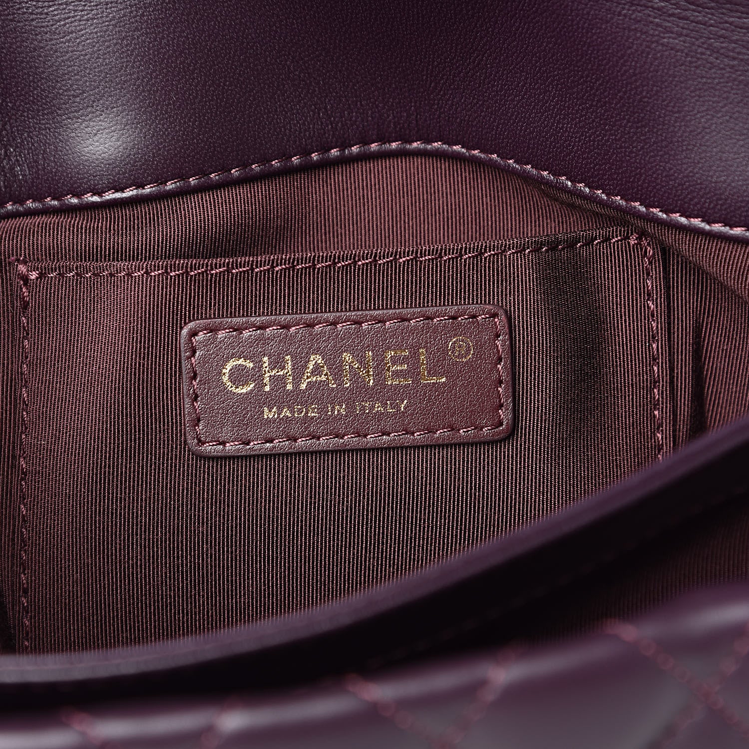 Chanel Lambskin Quilted Fold Up Again Clutch Purple 6 of 13
