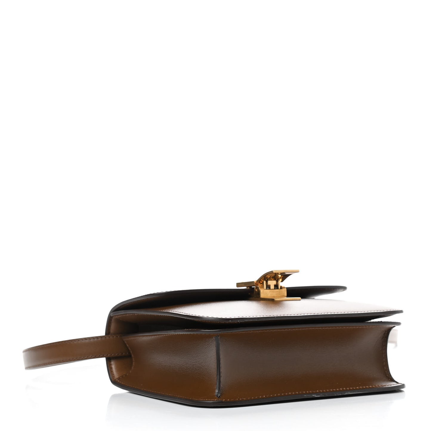 Box Calfskin Teen Classic Box Flap Bag Camel