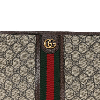 Gucci GG Supreme Monogram Web Ophidia GG Toiletry Case Beige New Acero 8 of 10