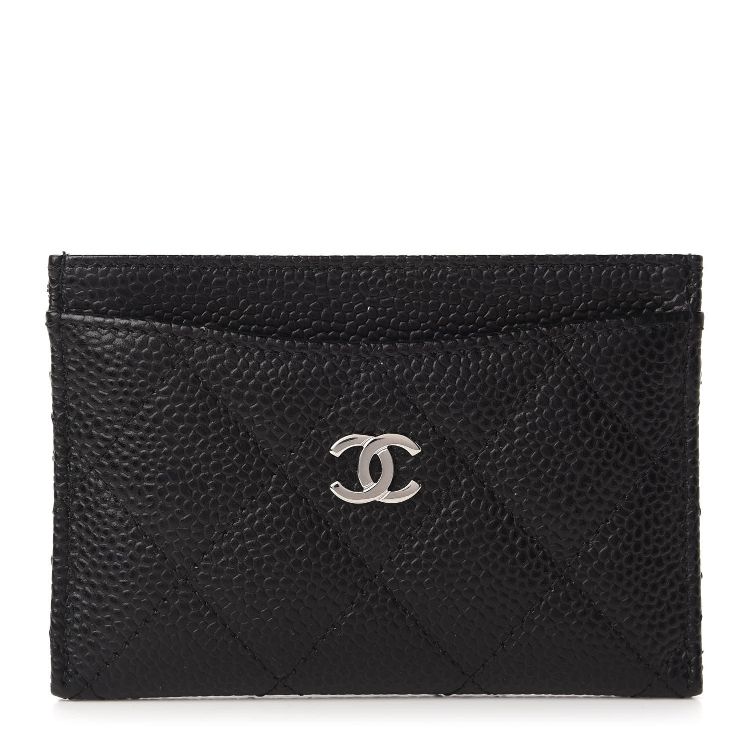 Chanel Caviar Quilted Card Holder Black 1 of 9