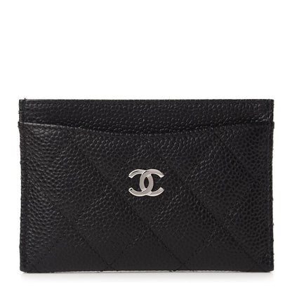 Chanel Caviar Quilted Card Holder Black 1 of 9
