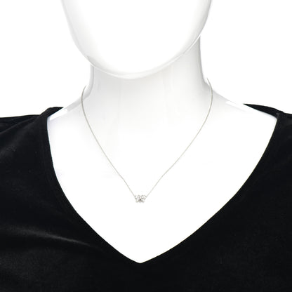 Tiffany Platinum Diamond Small Enchant Butterfly Pendant Necklace 2 of 4