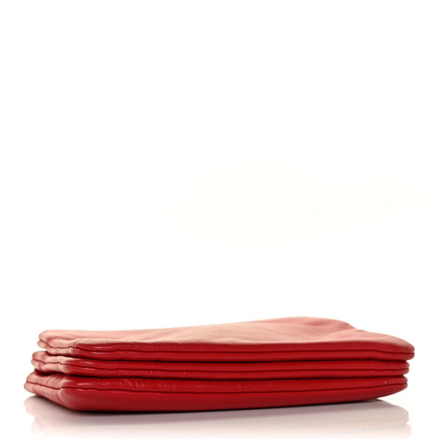 Lambskin Small Trio Crossbody Bag Red