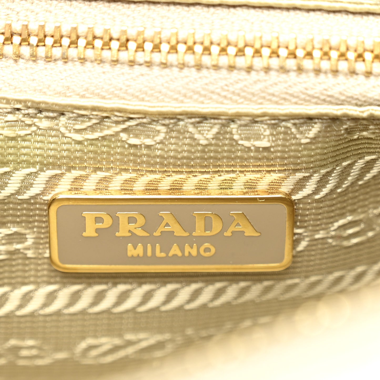 Tessuto Nylon Saffiano Crossbody Bag Pomice