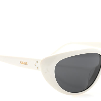 Celine Acetate Cat Eye Sunglasses CL40220U White 8 of 9