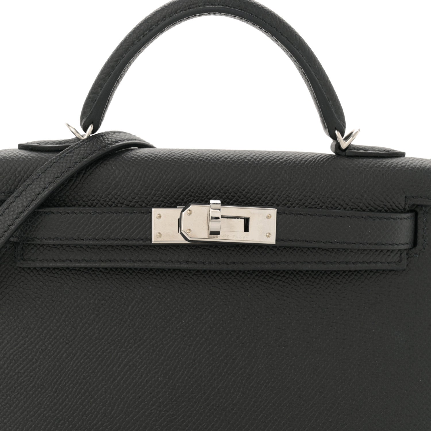 Hermes Epsom Mini Kelly Sellier 20 Black 8 of 11