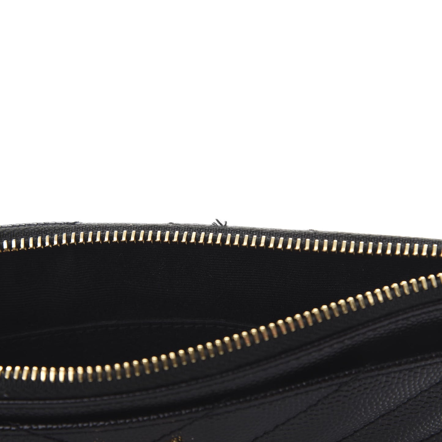 Grain De Poudre Chevron Monogram Bill Pouch Black