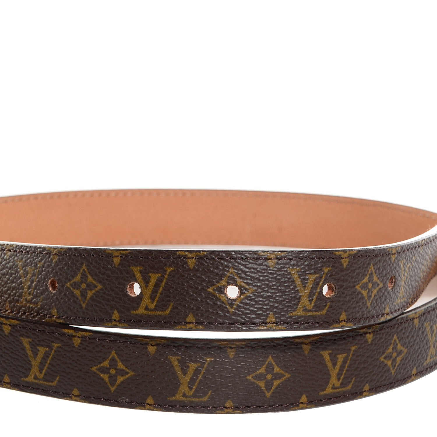 Louis Vuitton Monogram Belt Gold Buckle 80 32 6 of 6