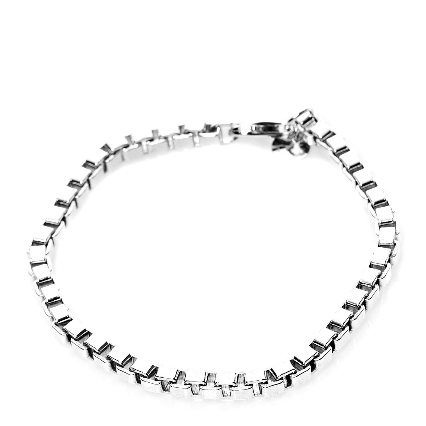 Sterling Silver 4mm Venetian Link Bracelet