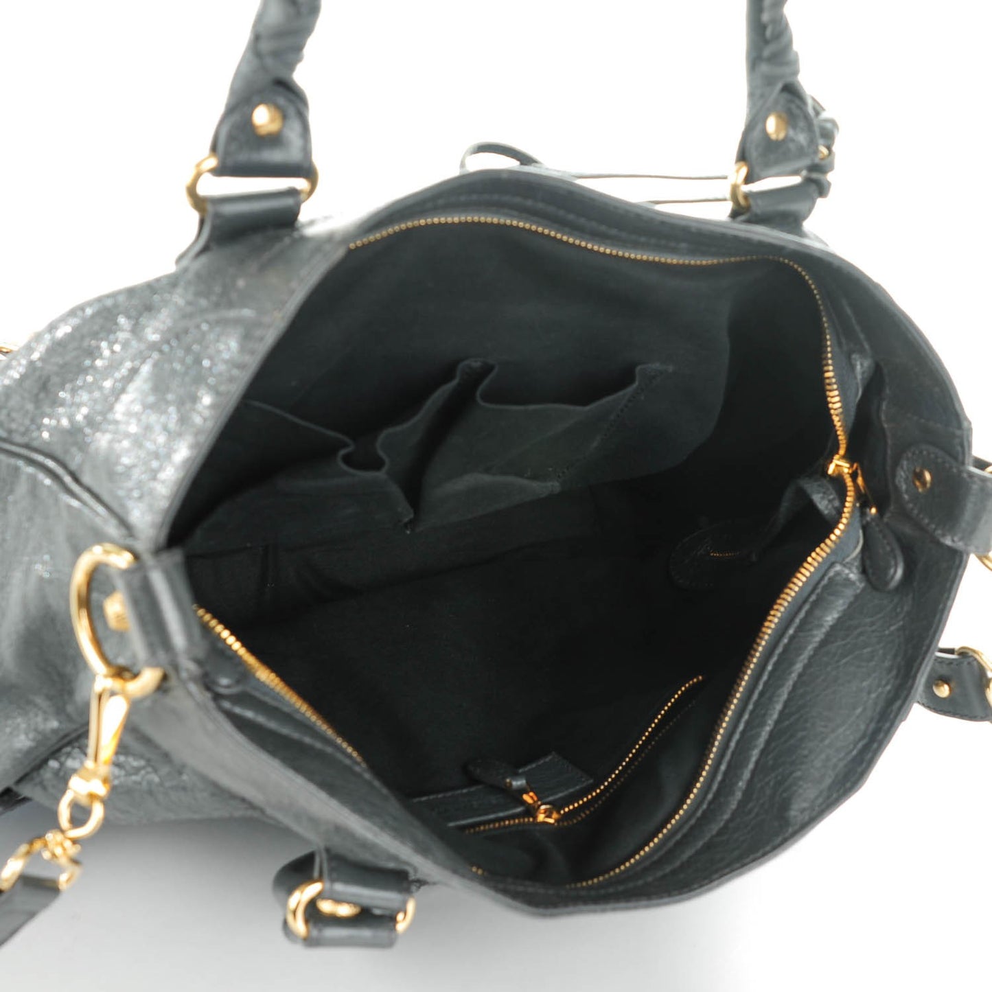 Agneau Giant 12 Gold Hardware Velo Gris Fossile Anthracite