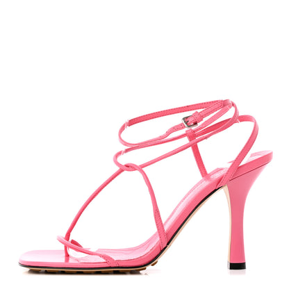 Bottega Veneta Crush Calfskin The Line 90mm Sandals 38 Milkshake 1 of 16