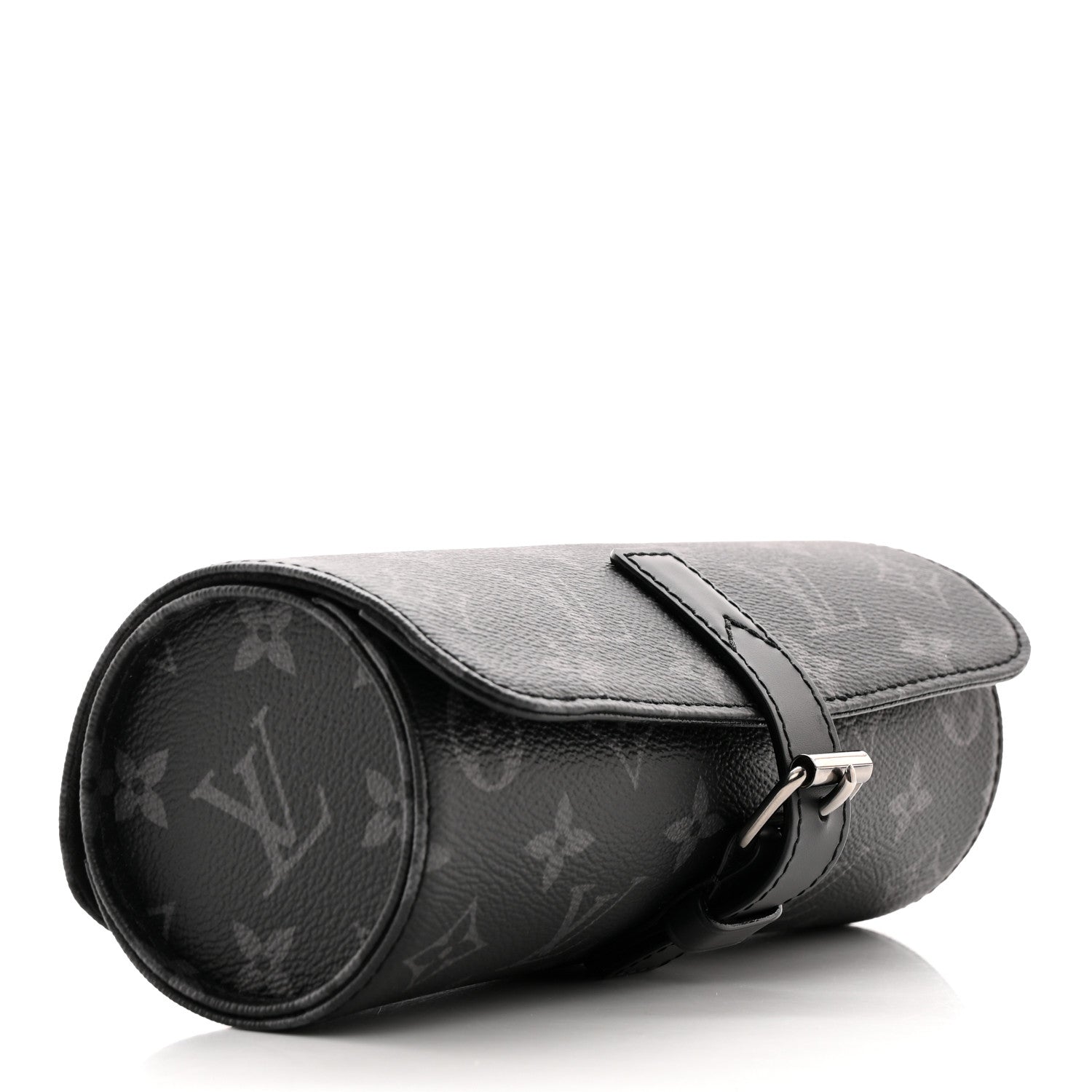 Louis Vuitton Monogram Eclipse 3 Watch Travel Case 4 of 7