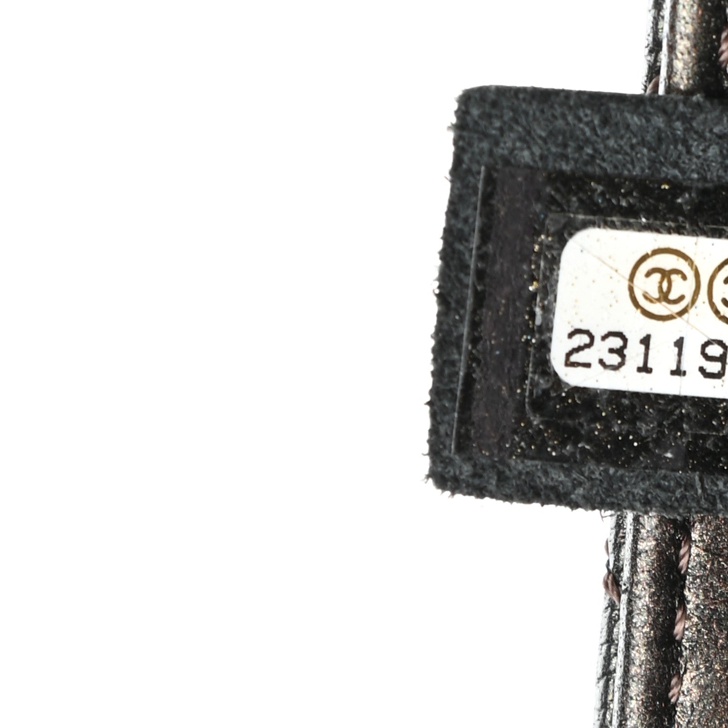 Chanel Metallic Goatskin Quilted Medium Rock In Rome Flap Charcoal 7 of 10