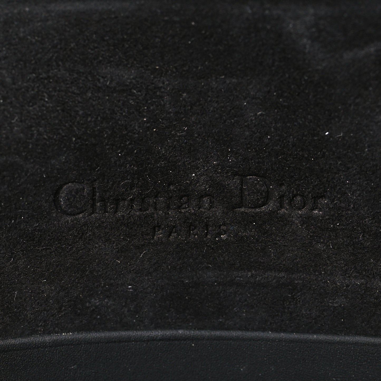 Ultra Matte Calfskin Saddle Belt Clutch Black