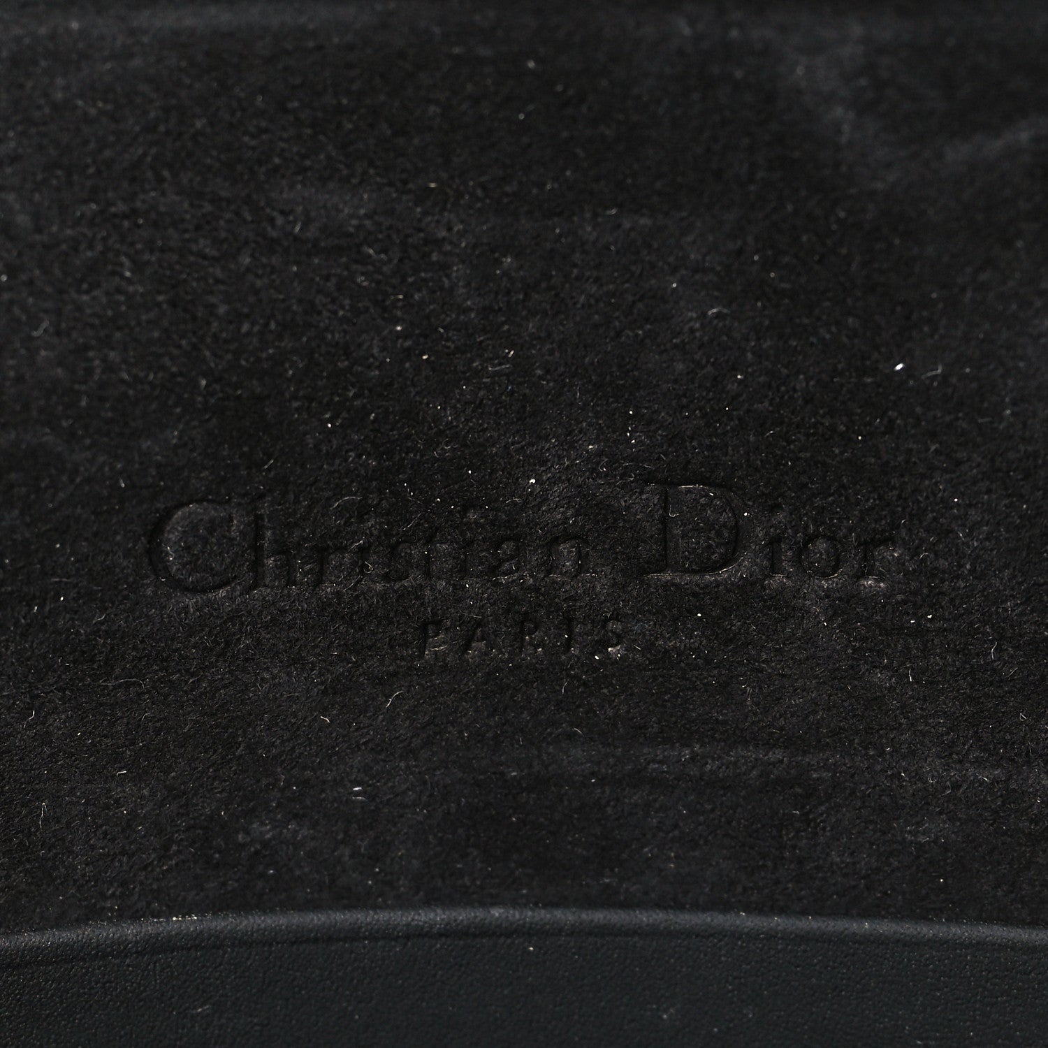 Christian Dior Ultra Matte Calfskin Saddle Belt Clutch Black 6 of 10