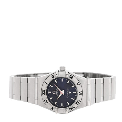 Omega Stainless Steel 22mm Constellation Quartz Watch Blue 1562.40 2 of 4