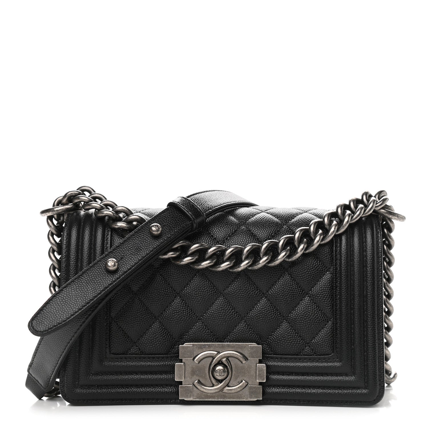 Chanel Caviar Quilted Small Boy Flap Black 1 of 9