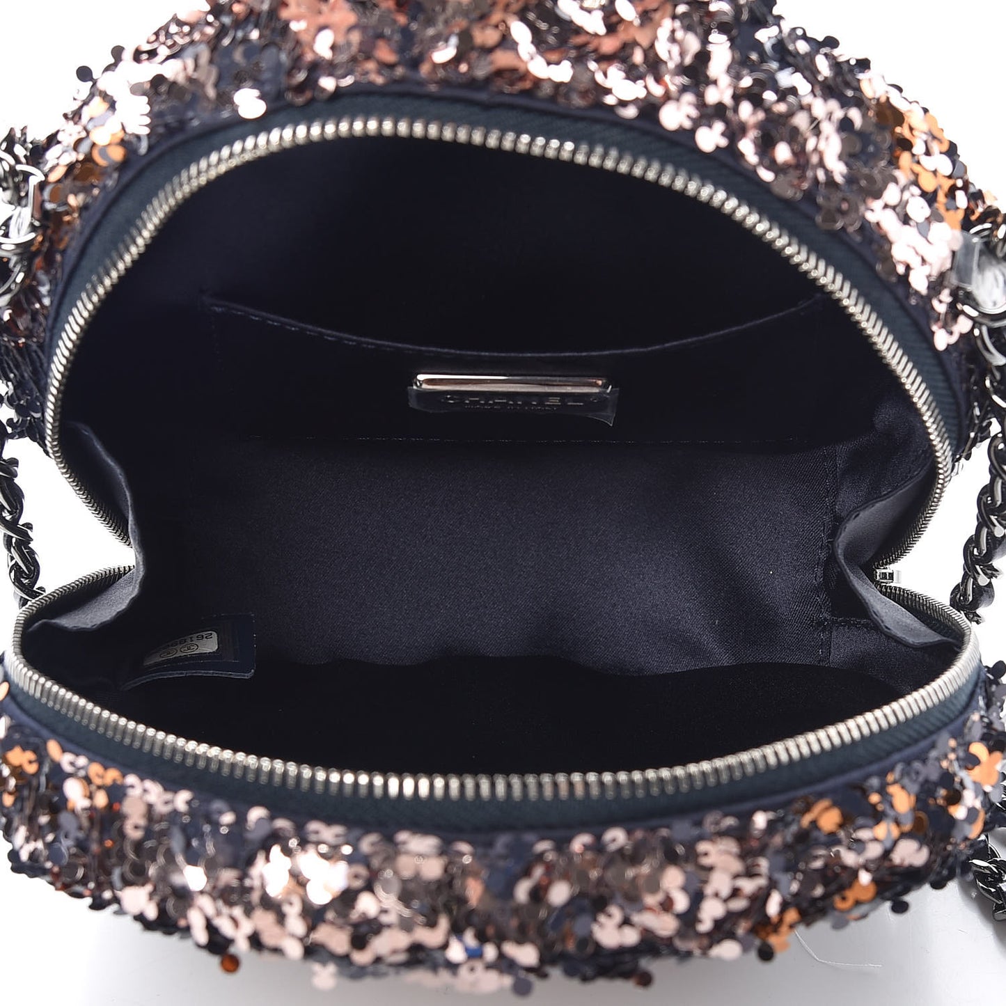 Sequin Round Chain Bag Multicolor