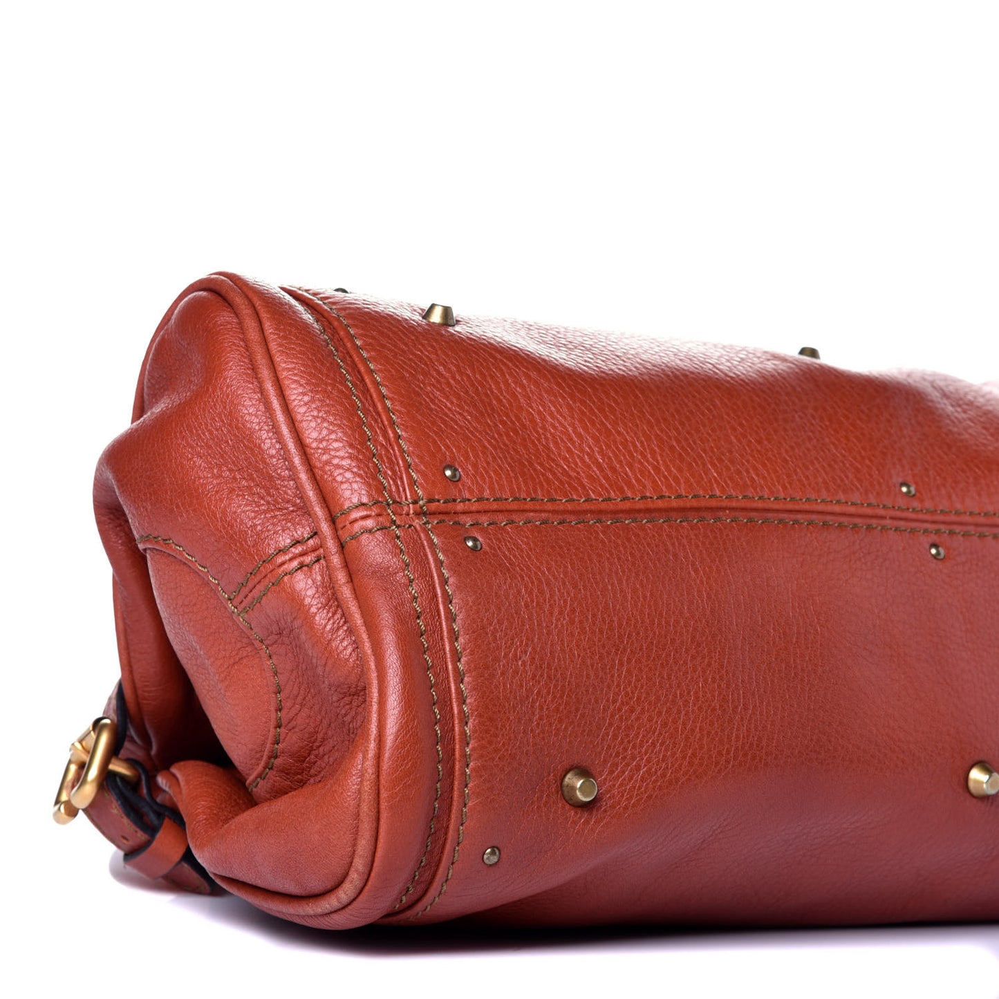 Calfskin Medium Paddington Satchel Whiskey