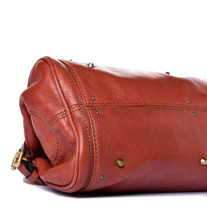 Chloe Calfskin Medium Paddington Satchel Whiskey 7 of 9