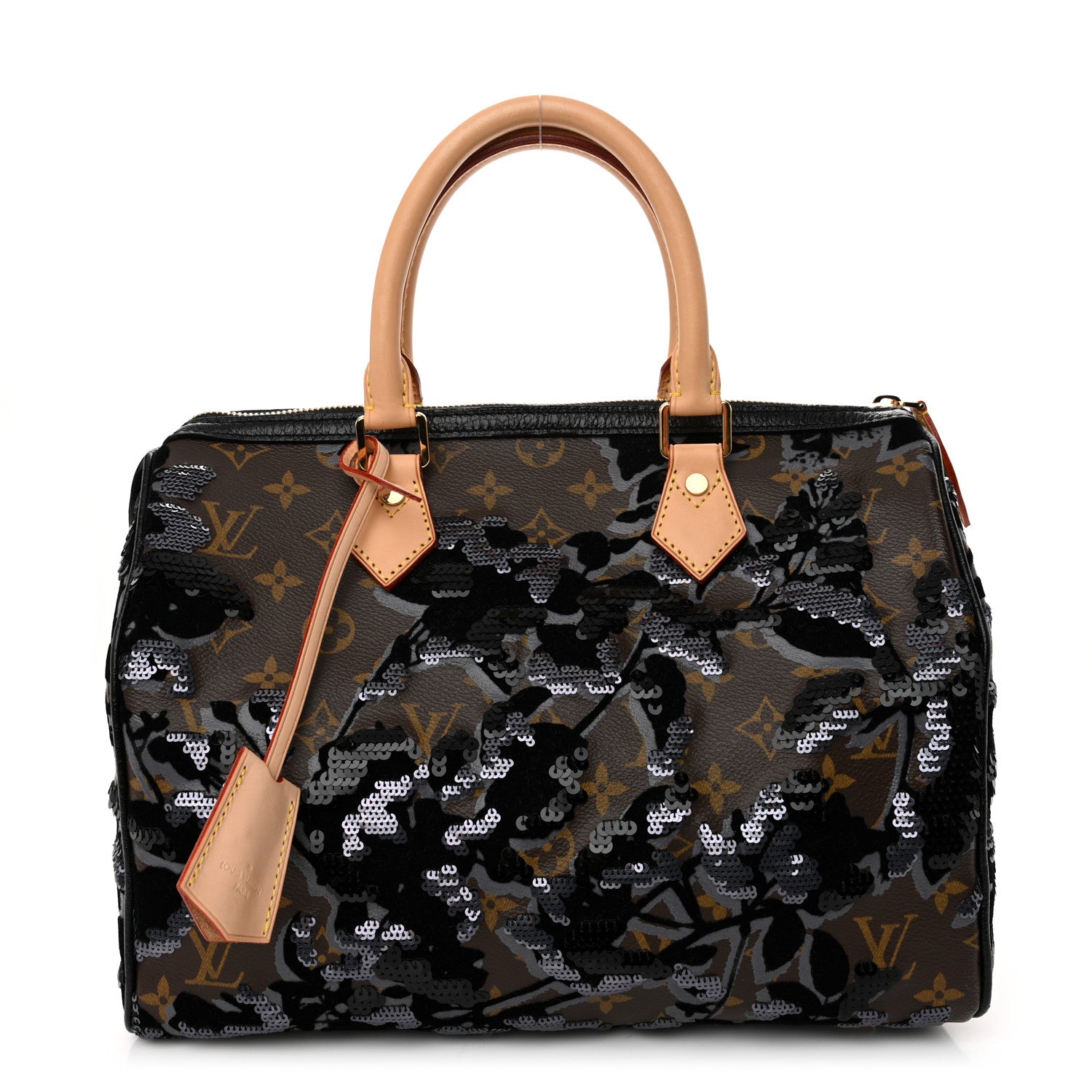 Louis Vuitton Monogram Fleur De Jais Sequins Speedy 30 1 of 10