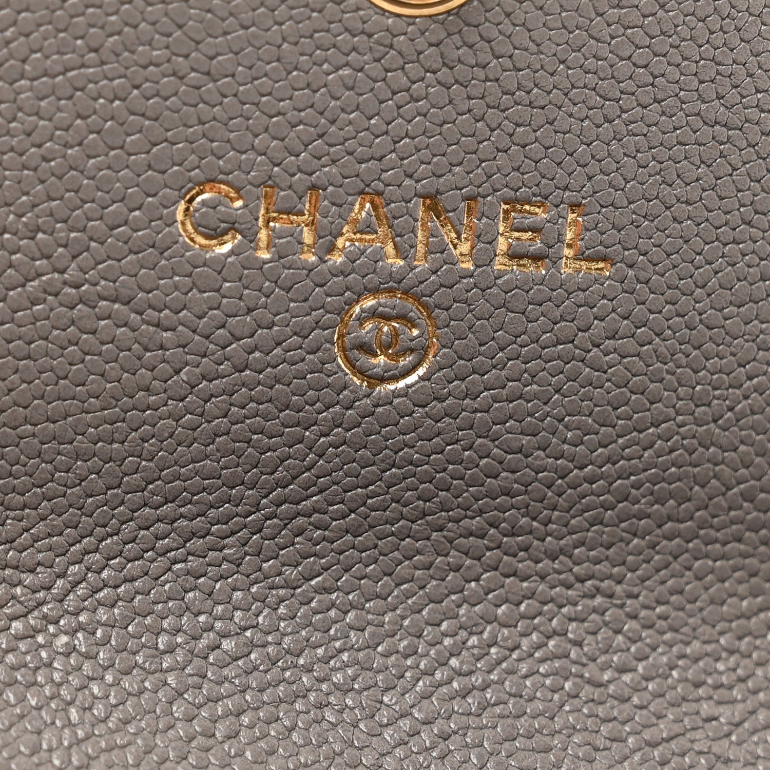 Chanel Caviar Quilted Boy Flap Card Holder Grey 7 of 8