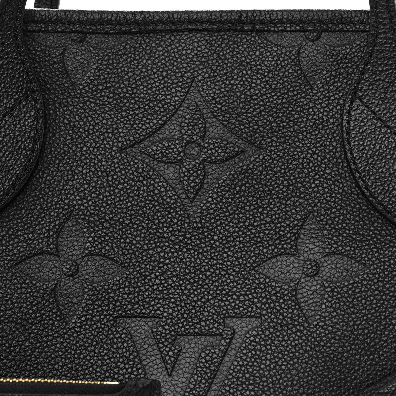 Louis Vuitton Empreinte Monogram Giant Neverfull MM Black 8 of 10