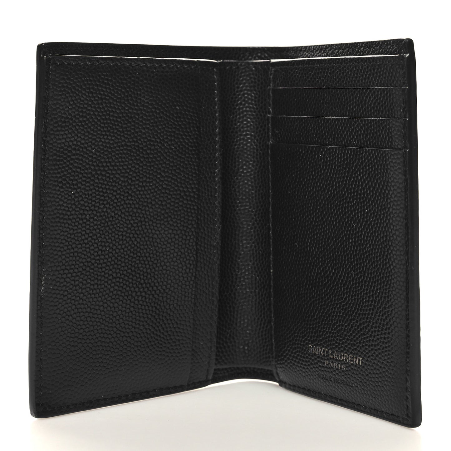 Grain De Poudre Monogram Bi-Fold Wallet Black