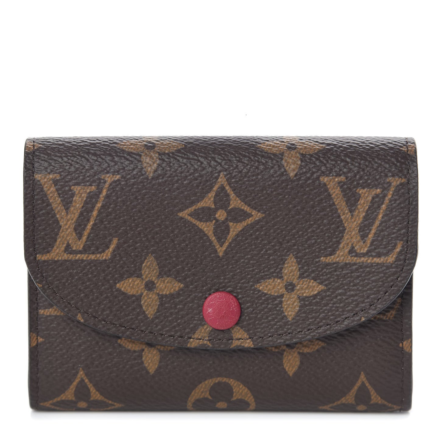 Monogram Rosalie Coin Purse Fuchsia