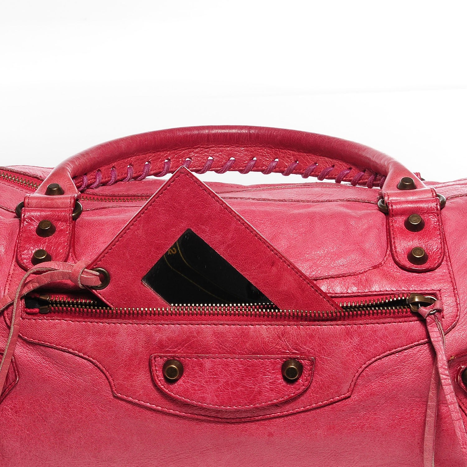 Balenciaga Chevre Classic Hardware Twiggy Rose 12 of 12