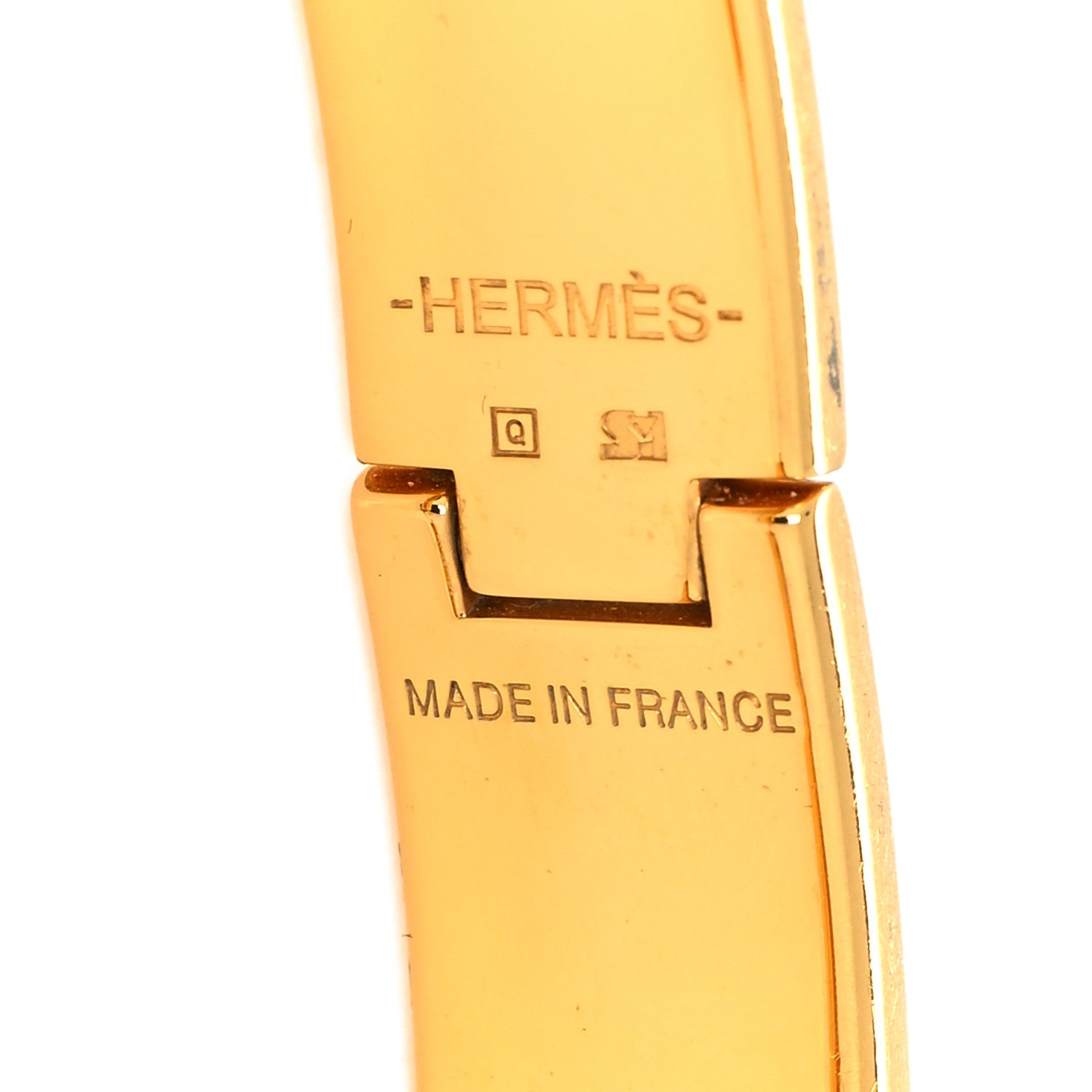 Hermes Enamel Narrow Clic Clac H Bracelet GM Burgundy 5 of 5