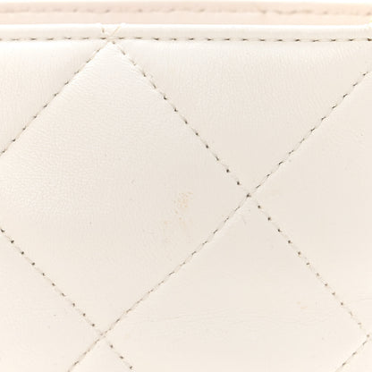 Chanel Lambskin Plexiglass Quilted Coco Love Bucket Bag White 11 of 11