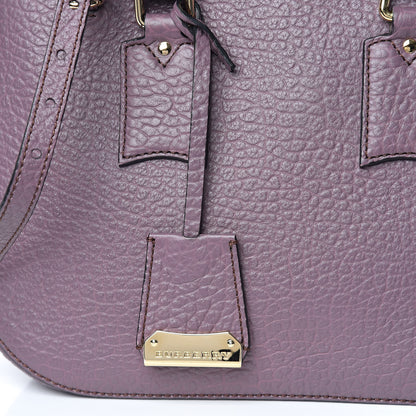 Burberry Heritage Grain Small Orchard Bowling Bag Purple 11 of 11