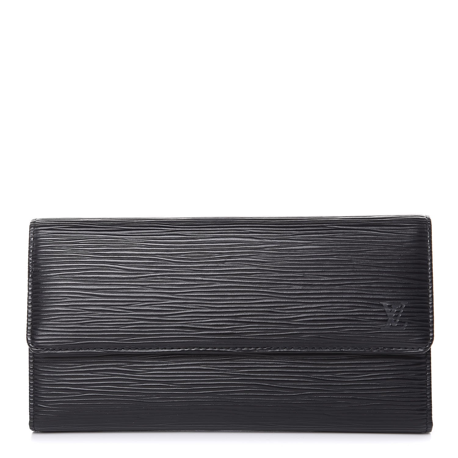 Louis Vuitton Epi Porte Tresor International Wallet Black 1 of 6
