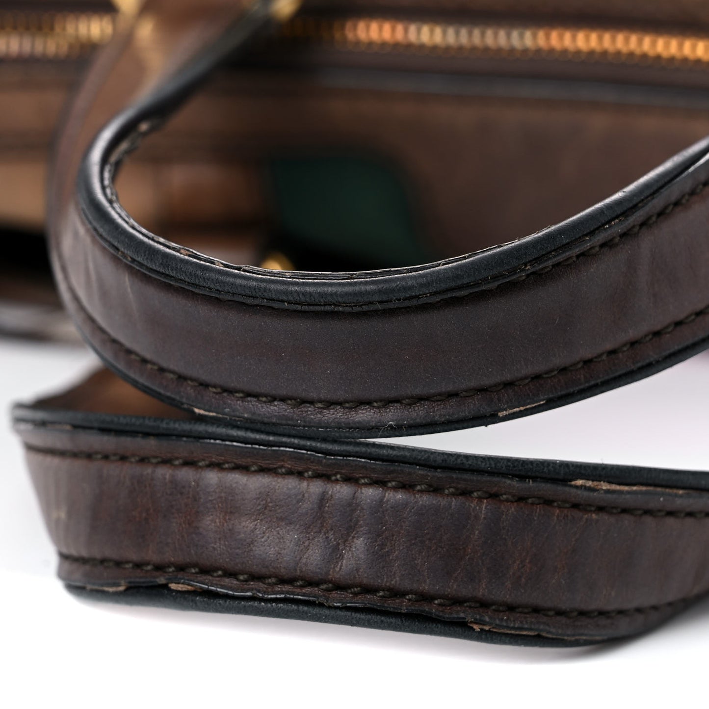 Calfskin Web Medium Rania Top Handle Bag Grey Field