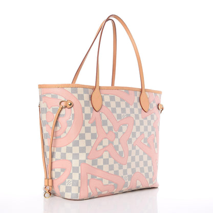 Louis Vuitton Damier Azur Tahitienne Neverfull MM 3 of 8