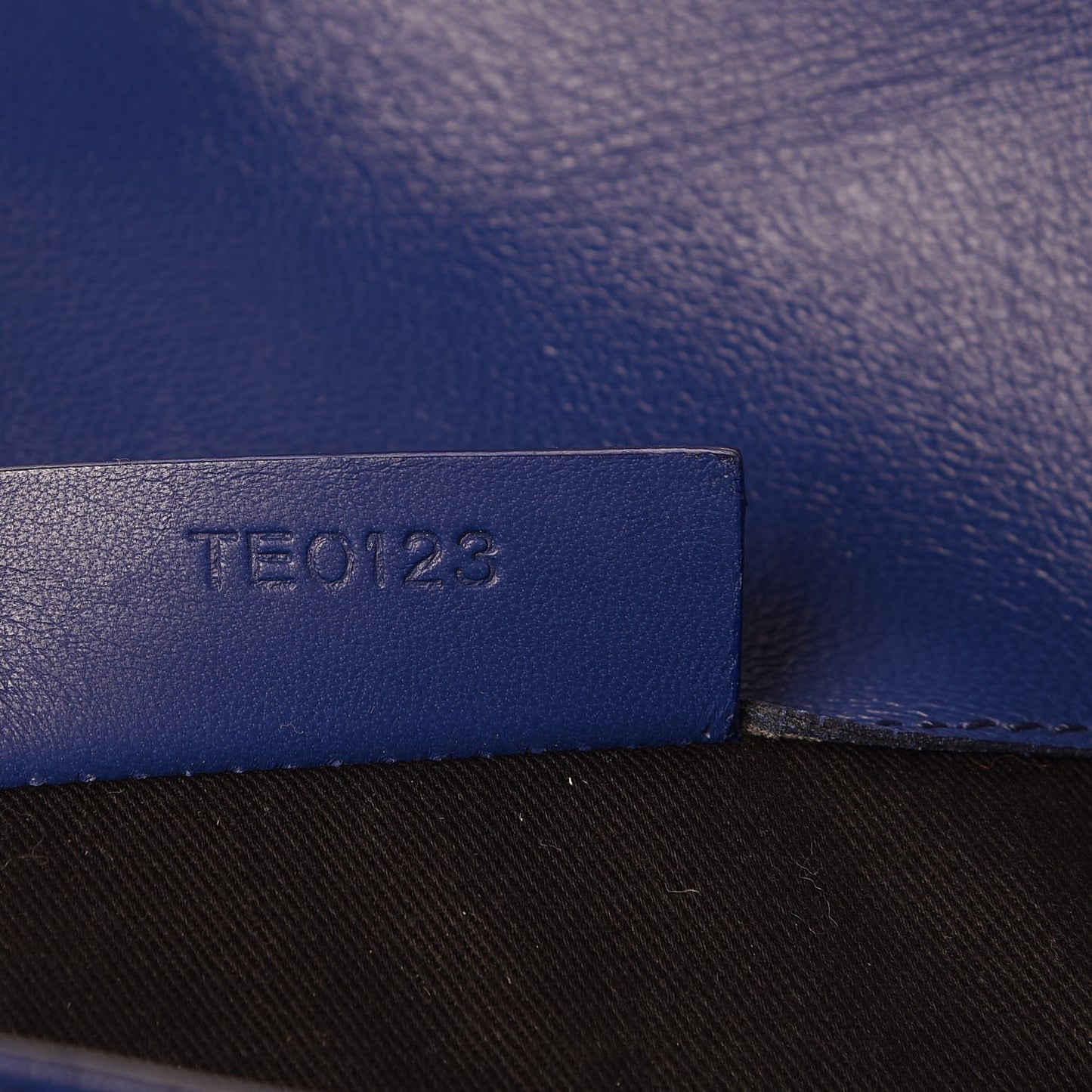Calfskin Dot Embossed Antigona Envelope Clutch Blue