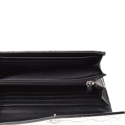 Chanel Patent CC Large Gusset Flap Wallet Black 5 of 15
