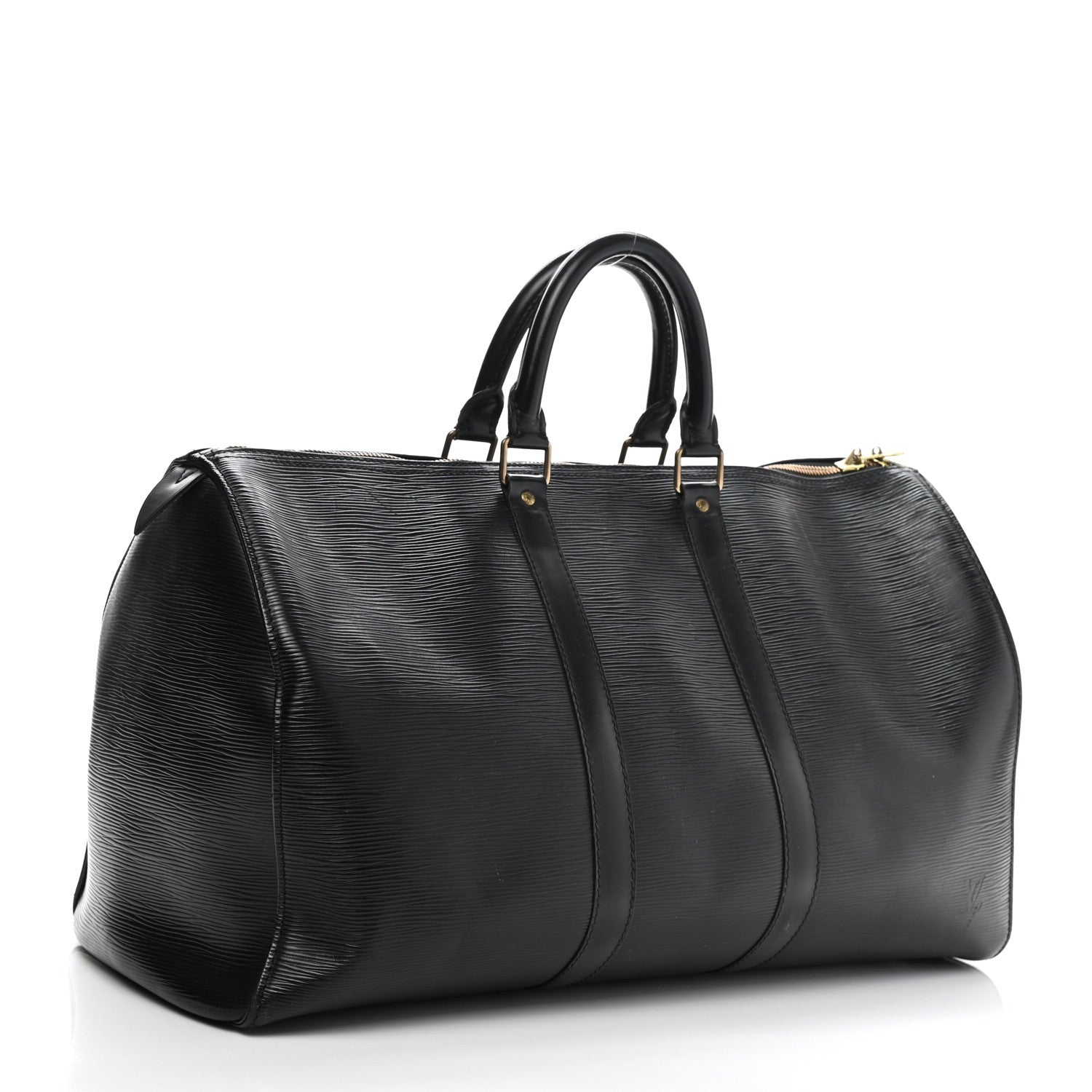 Louis Vuitton Epi Keepall 45 Black 3 of 18