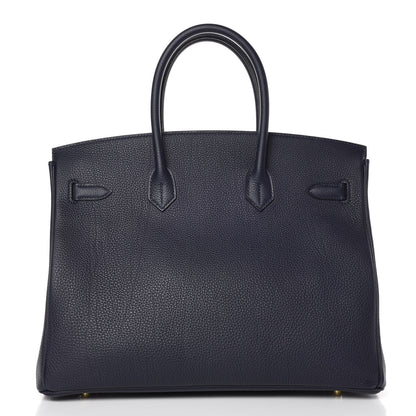 Hermes Togo Birkin 35 Bleu Nuit 4 of 38