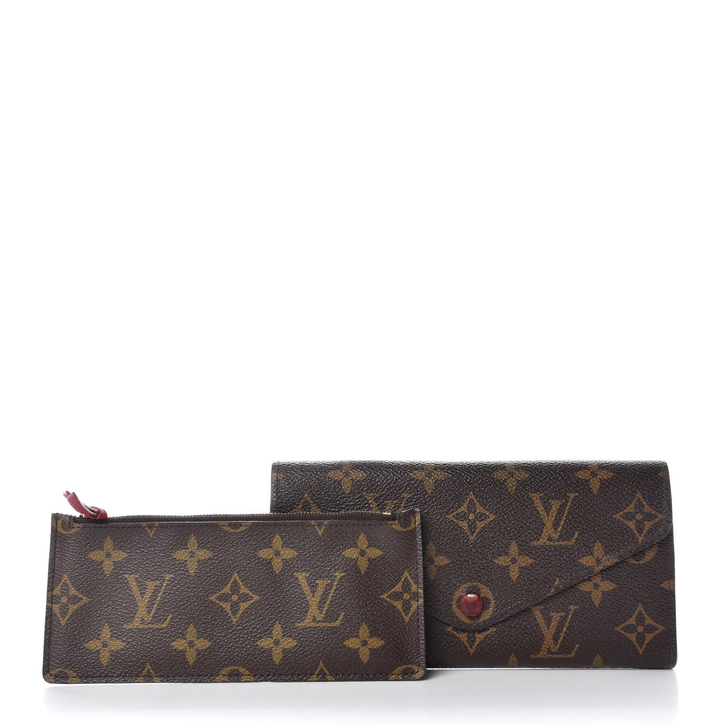 Monogram Josephine Wallet Red